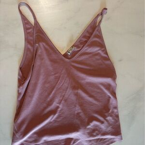 Free People Mauve Pink V-Neck Camisole